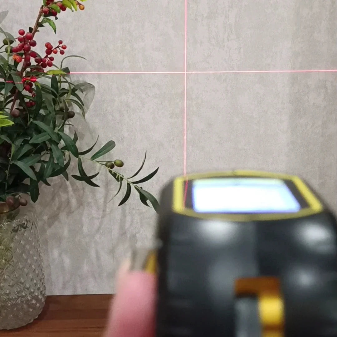 3-in-1 Laser Tape Measure: High Precision Digital Rangefinder with Steel Tape - 1 Piece