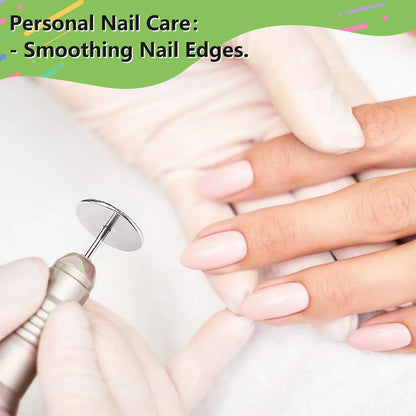 100-Piece Pedicure Sanding Paper Set — Replaceable Foot Callus Removal Discs with 1 Pedicure Disk Pad