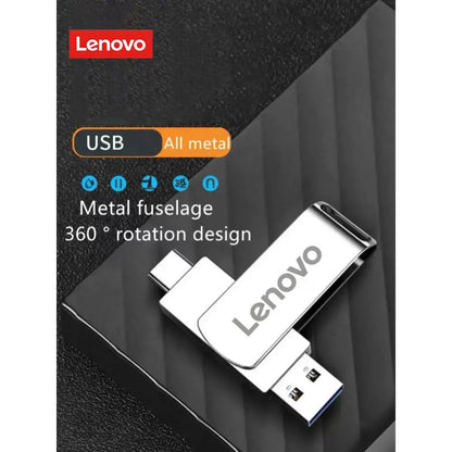 Lenovo 16TB USB 3.2 Pen Drive | High-Speed Transfer Metal Portable SSD | Available in 8TB & 4TB | Flash Drive & USB Stick