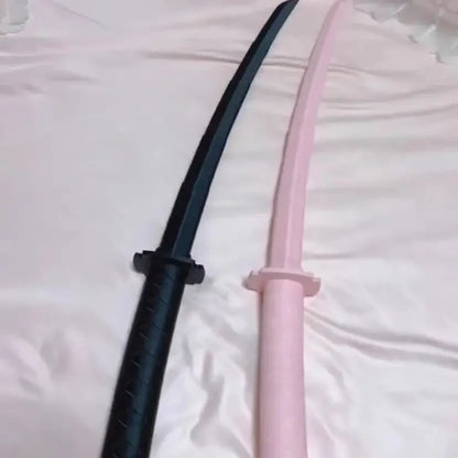 3D Printed Gravity Samurai Sword Knife - Retractable Katana, Scalable Decompression Toy, Cosplay Prop, Stress Relief Decor Craft