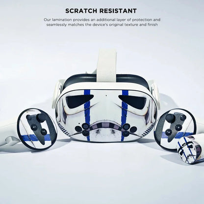 Skin Stickers for Meta Quest 3S VR Headset & Controllers – Vinyl Protective Decals with Halloween Pattern for Oculus 3S