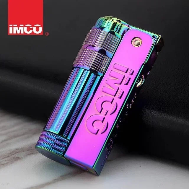IMCO Aiku 6700 Metal Lighter – Austrian Retro Trench Design, Windproof Kerosene Lighter for Men’s Smoking Gift