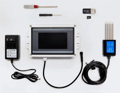 7 in 1 Soil Tester Meter - Moisture, Temperature, Humidity, EC, pH & NPK Sensor for Rapid Soil Analysis