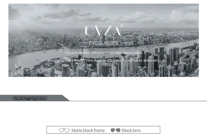 OVZA TR90 Polarized Sunglasses – Fashion Square Frame Driving Glasses for Men & Women S2074