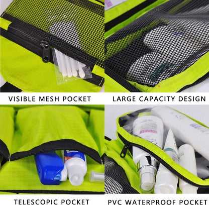 Hanging Waterproof Toiletry Bag – Large Travel Cosmetic & Makeup Organizer for Men & Women