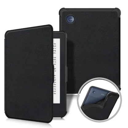 Kobo Clara BW/Clara Colour 2024 Case - 6 Inch Auto Wake Sleep PU Leather Cover, Soft Magnetic Ereader Hoesje N365 N367 Funda