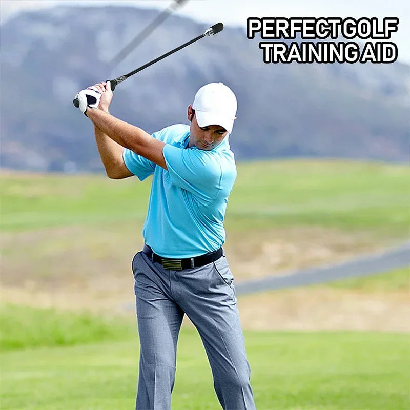 PGM Golf Swing Trainer – Indoor & Outdoor Practice Stick with Hand Grip TA031