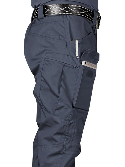 Men's Outdoor Tactical Pants — Multi-Pocket, Water-Repellent, Wear-Resistant Hiking & Sweatpants