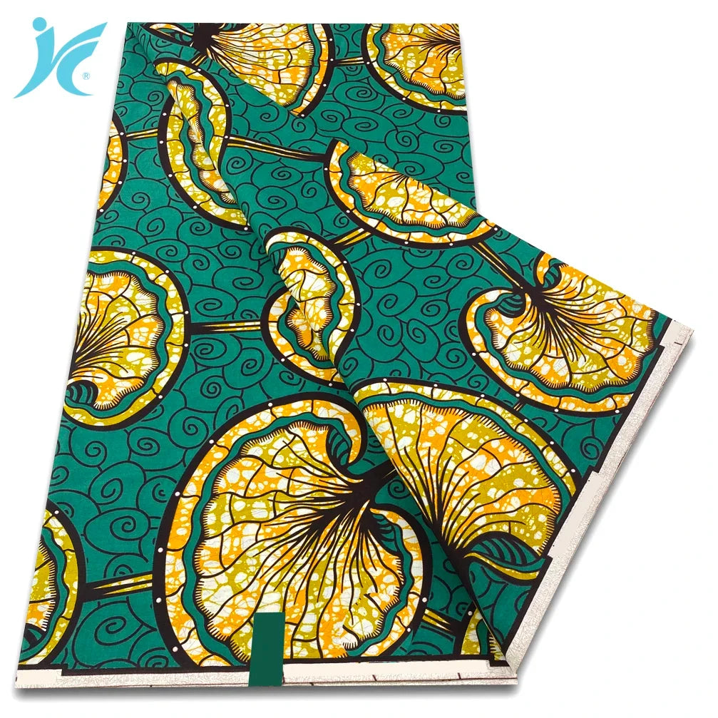 African Real Wax Print Fabric - 100% Cotton Ankara Sewing Material Wholesale Quality