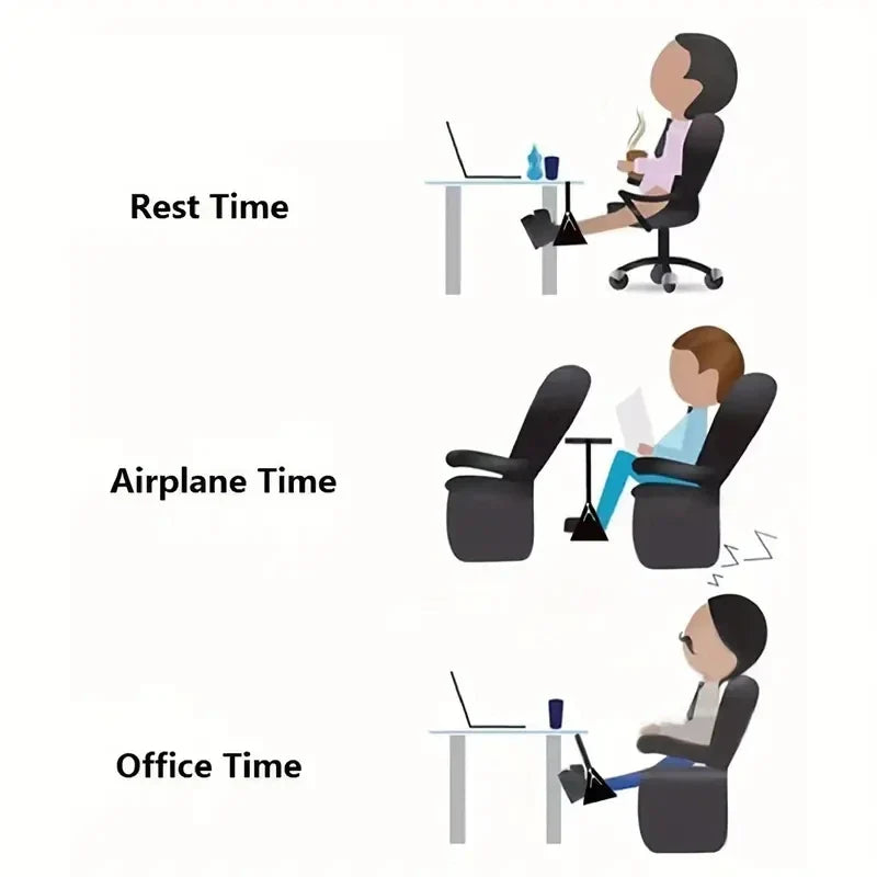 Adjustable Aircraft Leg Hammock | Office Hanging Footrest | Simple Leg Support for Travel & Car | Ergonomic Foot Pad Accessory