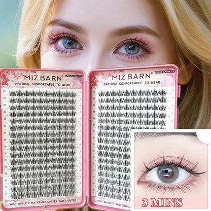 32 Rows Individual Eyelash Extensions – Professional Cluster Lashes for Grafting, Large Capacity by Flowerknow