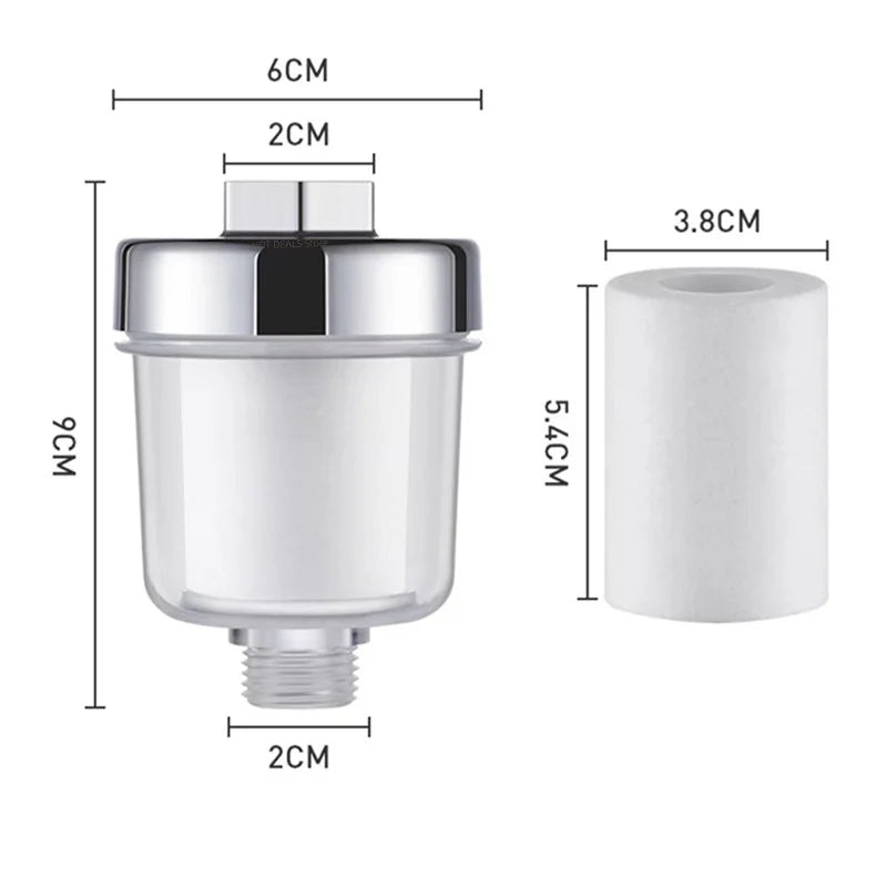 Universal Faucet Water Filter Kit - Kitchen, Bathroom, and Shower Purifier - High-Density PP Cotton Household Filtration Solution