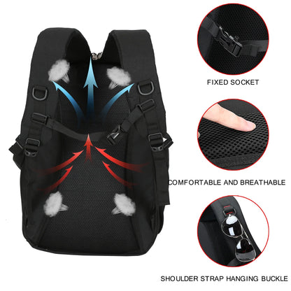 17-Inch Travel Laptop Backpack with USB - Waterproof Durable Business and University Backpack for Men and Women