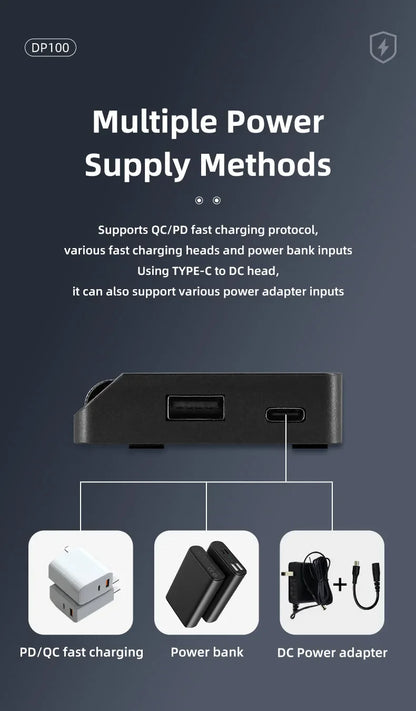 DP100 Mini DC Lab Power Supply — Adjustable 30V 5A Portable Digital Switching Bench Power Supply