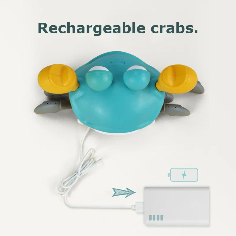 Kid Crawling Crab Toy – Infant Tummy Time & Learning Toy for Crawling, Walking, and Toddler Development Gift