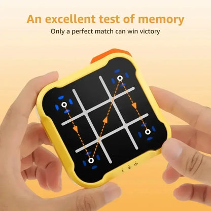 Multifunctional Electronic Tic-Tac-Toe & Chess Game — Portable Montessori Puzzle Table for Kids & Adults