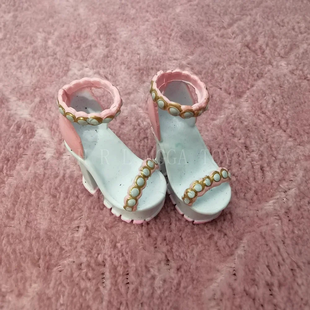 28cm Rainbow Big Sister Doll Shoes – Multi-Style Accessories for Girls, DIY Gift Toys