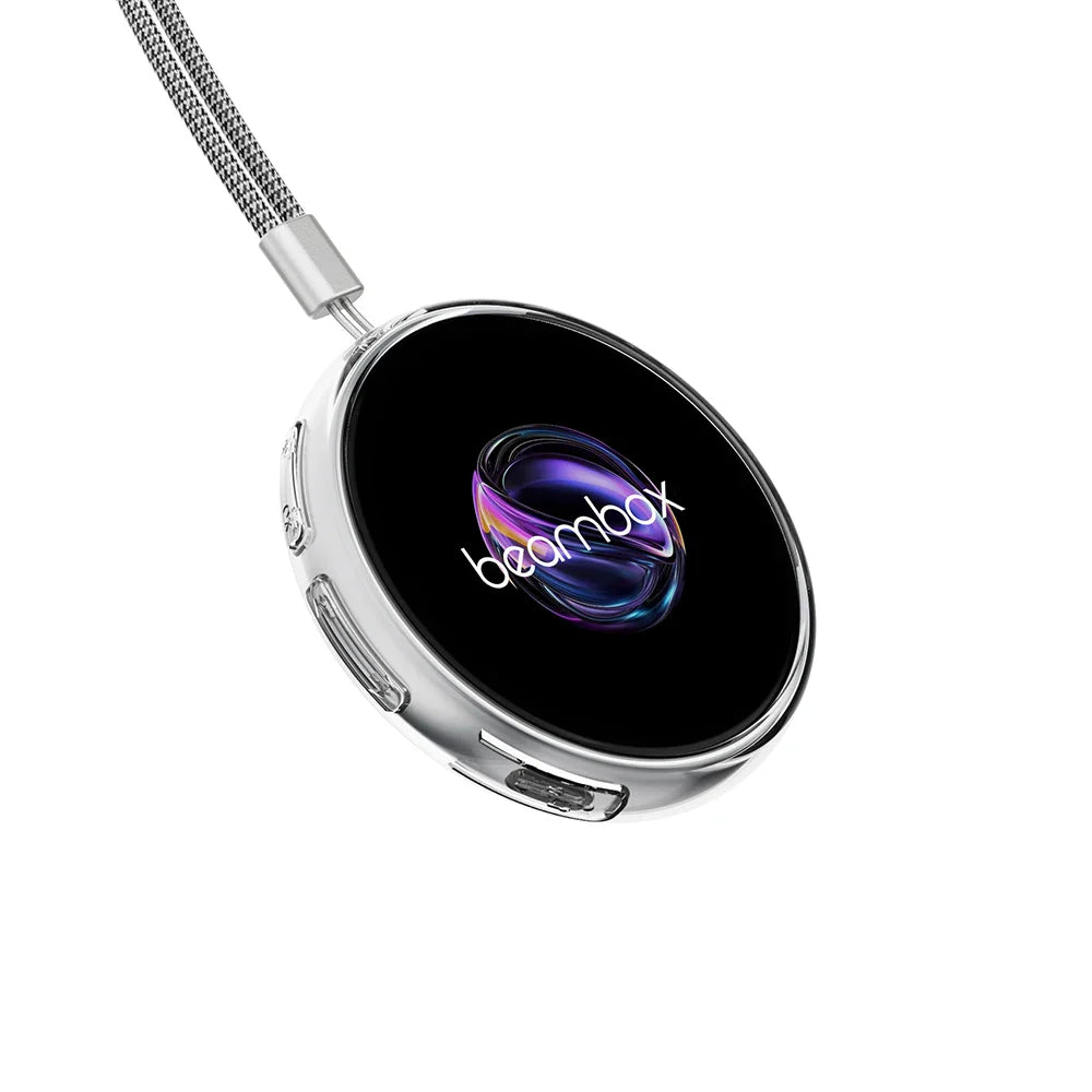 Dynamic Electronic Display Badge - Small Outdoor Digital Pendant for Fashion, 2D Display & Home Decor