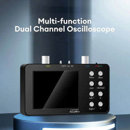 SCO2 Dual Channel Digital Oscilloscope – 50MHz PWM, 10MHz Sampling Rate, 2.5KSa/s for Electronic Repair