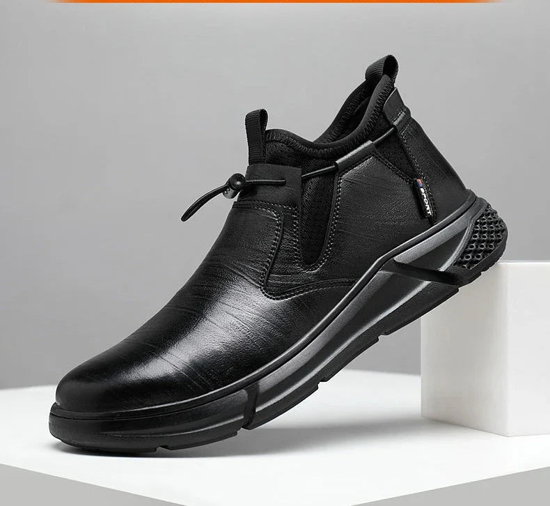 Fashion Safety Shoes for Men – Steel Toe Work Boots, Indestructible Puncture-Proof Protective Footwear