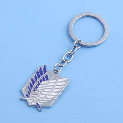Anime Wings of Liberty Keychain – Scouting Legion Cosplay Pendant Keyring for Backpack Jewelry Gift for Women & Men