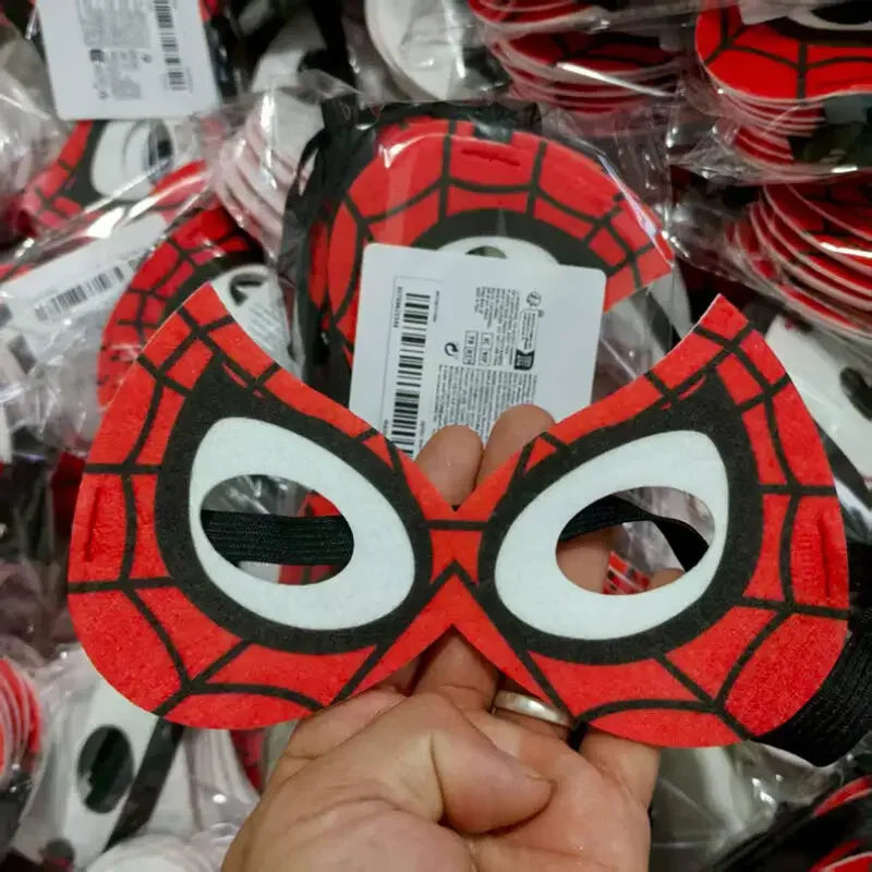 Spider-Inspired Cosplay Eye Mask Set – Funny Superhero Costume Accessories for Kids Halloween & Birthday Parties