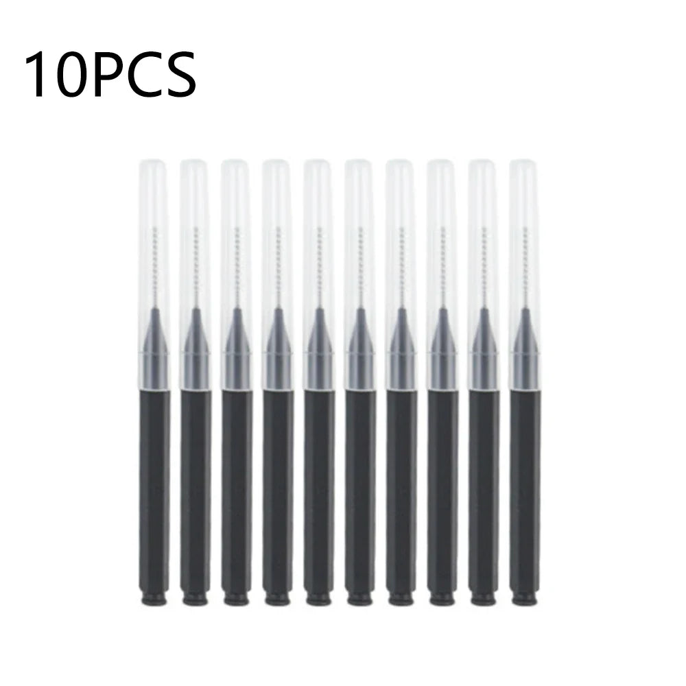 10/20/50PCS Mini Eyebrow & Lash Brushes – Disposable Bendable Brow Perm & Micro Eyelash Applicator Tools