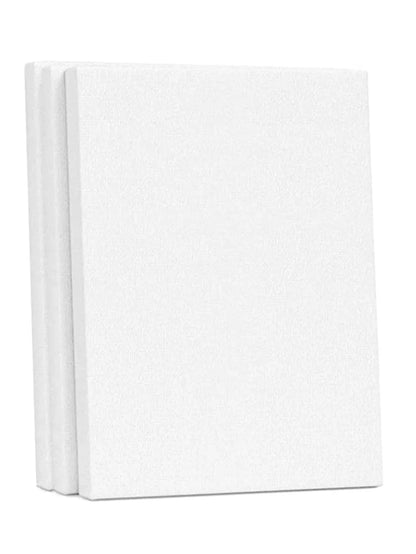 8x10" Cotton Artist Canvas Board – Primed White Painting Canvas for Acrylic Pouring & Oil Paint
