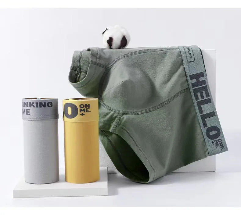 10PCS Men's Mid-Waist Boxers – Breathable, Lightweight Underwear Set in Multiple Colors
