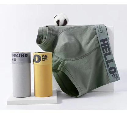 10PCS Men's Mid-Waist Boxers – Breathable, Lightweight Underwear Set in Multiple Colors