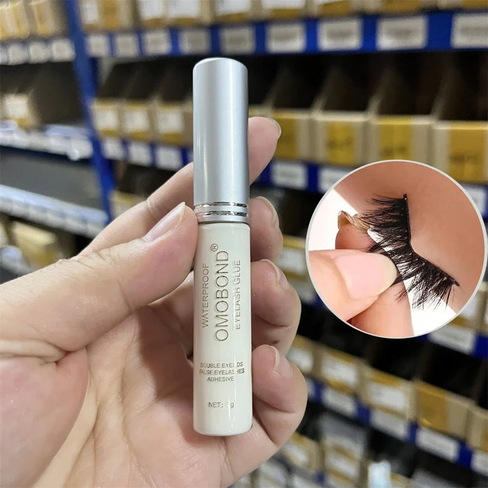 7g Waterproof Eyelash Glue Gel — Strong Hold for False, Individual & Cluster Lashes, Professional Salon & Home Use