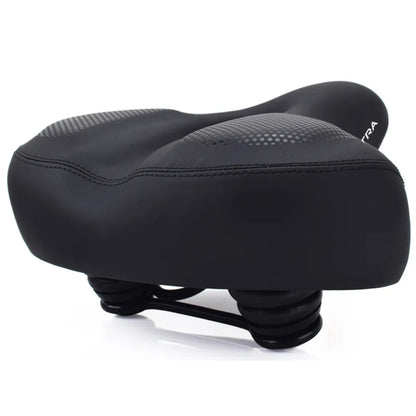 Oversized Comfort Bike Saddle - Extra Soft Padded Bicycle Seat for Men & Women, Large Mountain Bike Cushion