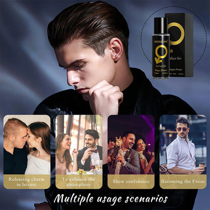 90ML Pheromone Perfume for Men — Seductive Long-Lasting Body Spray to Attract Women, Charming Flirting Fragrance