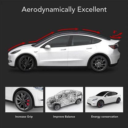 Tesla Spoiler Wing for Model Y & Model 3 Highland 2024 – ABS Rear Spoiler Accessory for Tesla 3/Y 2017–2024