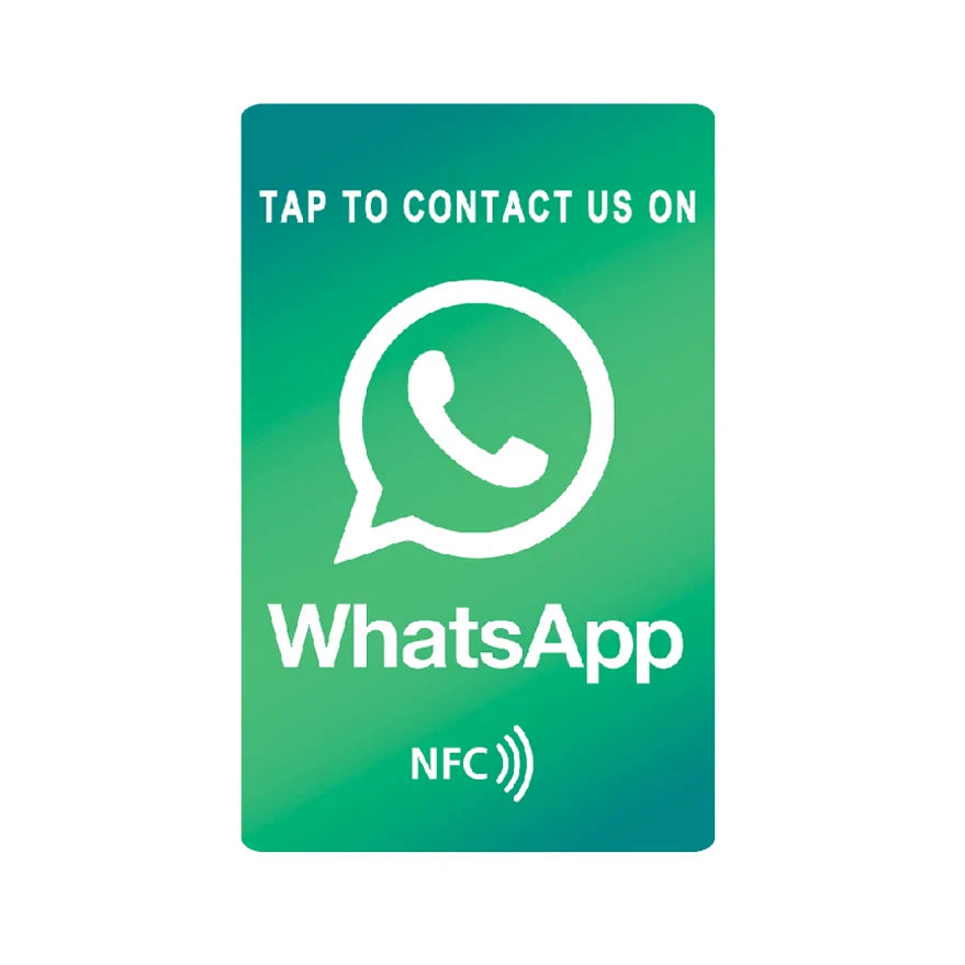 Universal NFC Google Review Cards – Instagram & Facebook Tap-to-URL Social Business Cards for Android & iPhone