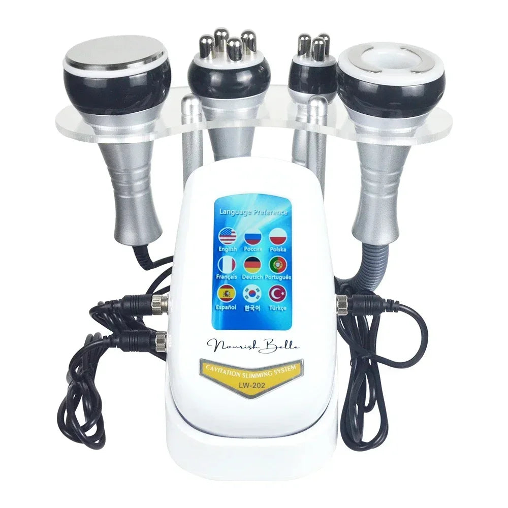 40K 4-in-1 Cavitation Body Slimming Machine – Face Lifting, Skin Tightening & Vacuum Massager with Gel (Fast Shipping)
