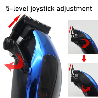 Kemei 2361 Professional Hair Clipper – 10000RPM Magnetic Motor, DLC Blade, Base Charger, Hair Trimmer for Men