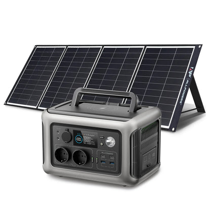 ALLPOWERS R600 Solar Generator - 600W, 299Wh LiFePO4 Portable Power Station with Optional Solar Panel and Solar Charger for Camping