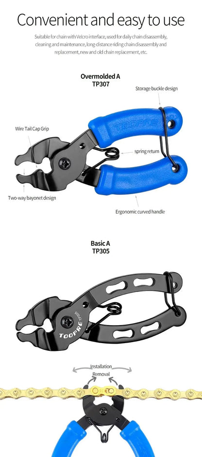 Chain Magic Buckle Pliers – Quick Release Bike Chain Tool for Easy Disassembly & Installation