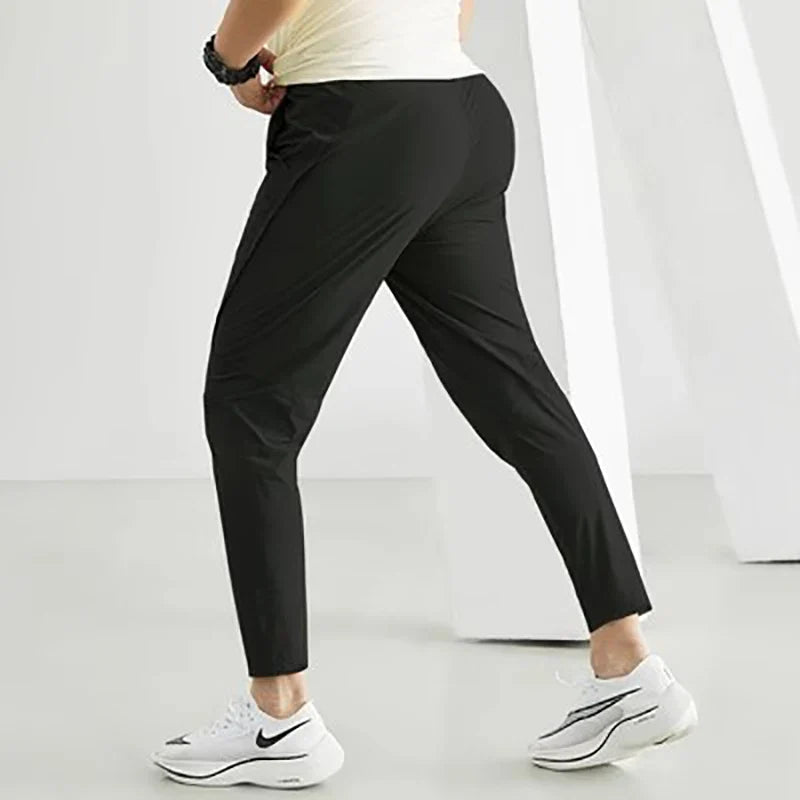 Men’s Quick-Dry Running Pants – Lightweight Jogging Sweatpants with Elastic Waist for Gym & Training