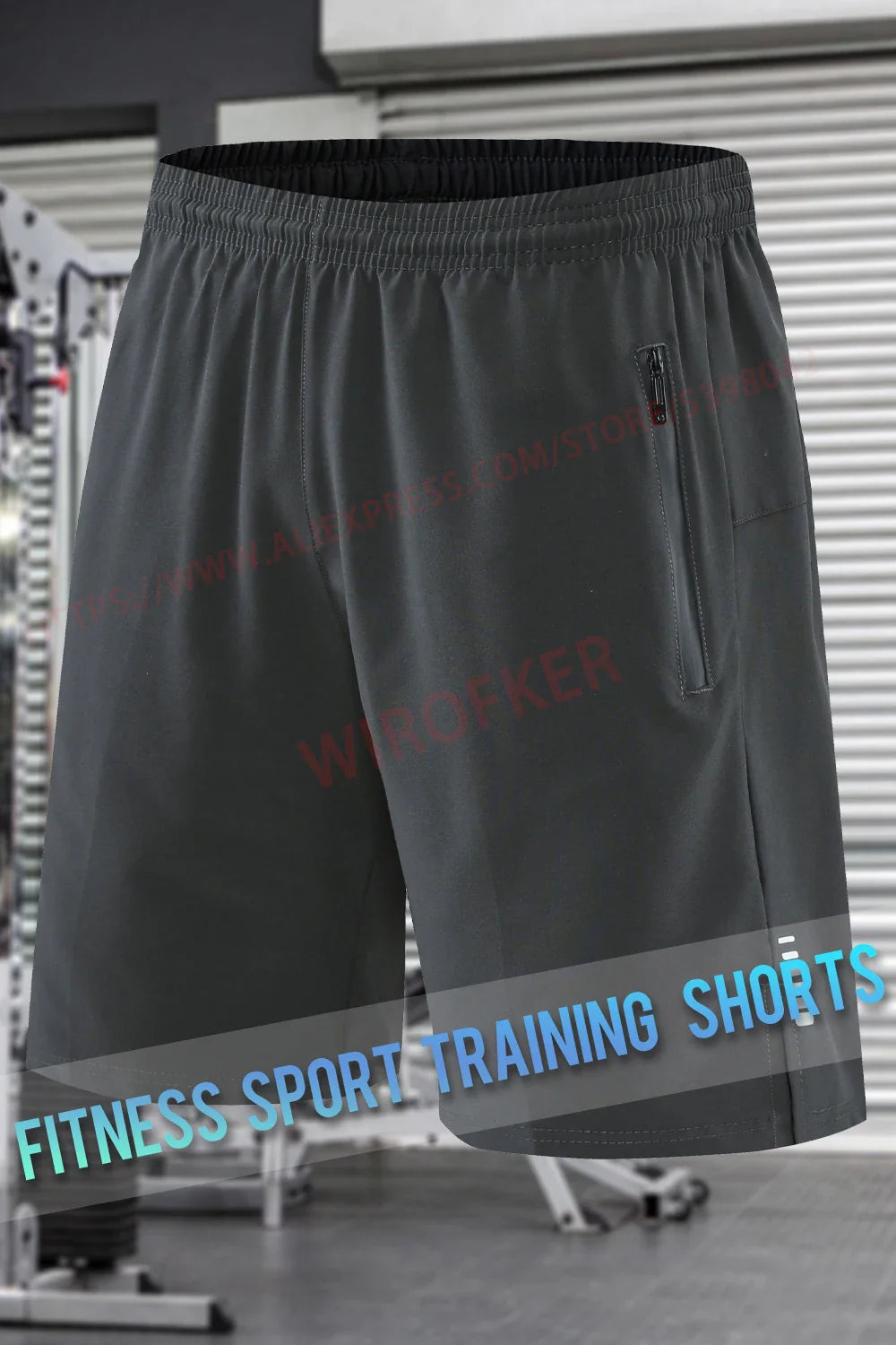 Men's Quick-Dry Running Shorts – Knee-Length Casual Fitness & Gym Training Shorts 2022
