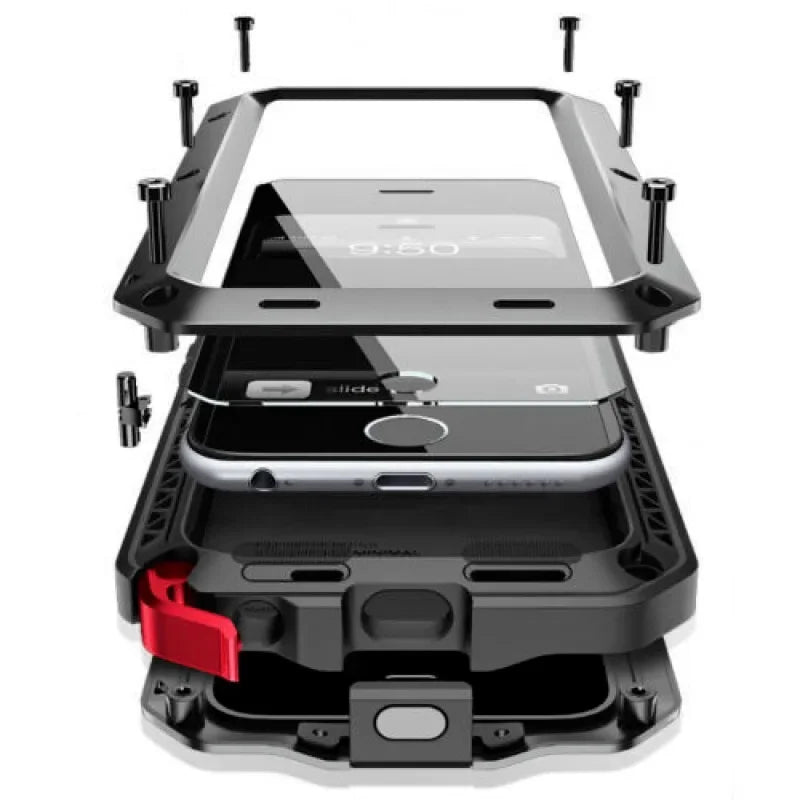 Heavy Armor Rugged Case for iPhone Pro Max 16/15/14/13/12/11 – Shockproof Premium Cover with Gorilla Screen Protector