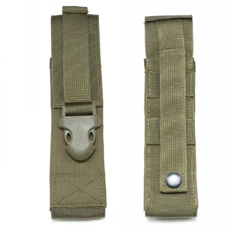 Tactical MOLLE EDC Waist Bag – Outdoor Flashlight & Tool Pouch for Camping, Hiking, Hunting & Field Use