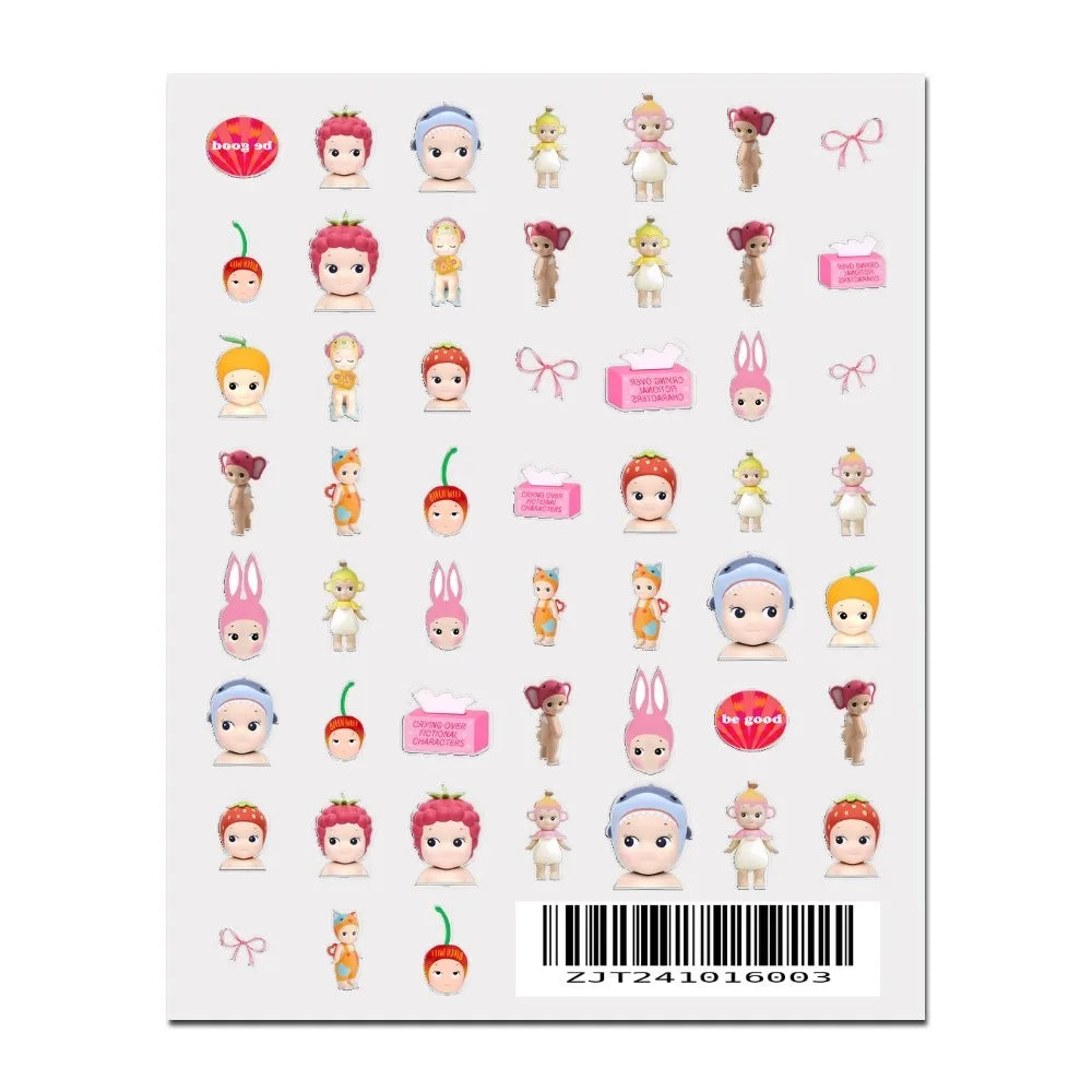 S-Sonnies Angels 3D Nail Art Stickers - Cartoon Adhesive Decal Stickers for Manicure & Nail Parts
