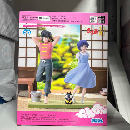 Original SEGA Ranma 1/2 PVC Figure – Luminasta Shampoo, Tendou Akane & Saotome Ranma 19cm Collectible Toy