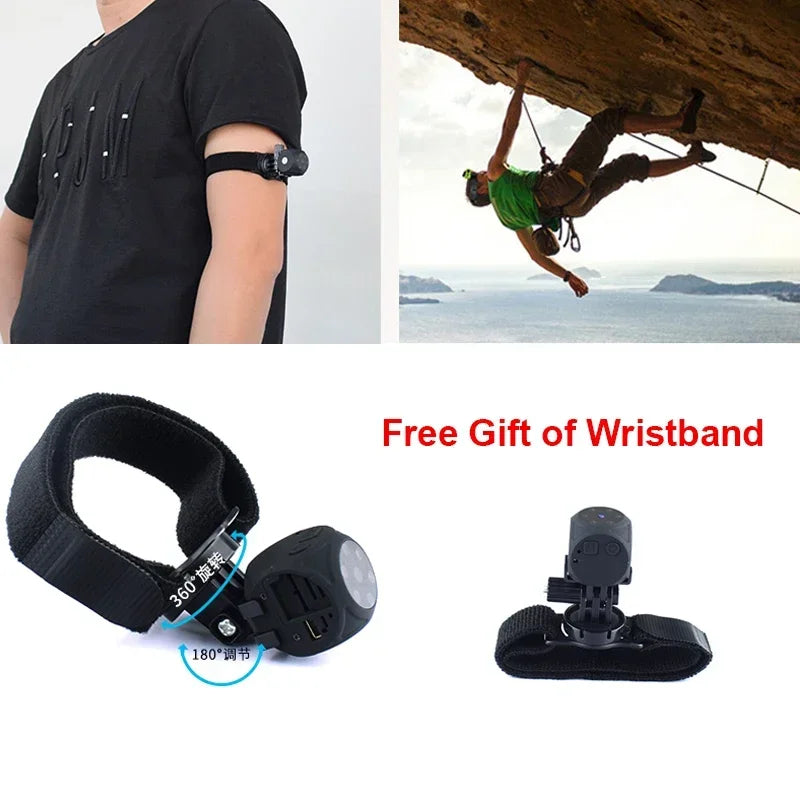 Mini 1080P HD Camera – Night Vision, Wide-Angle, Motion Detection Video Recorder with Magnetic Loop