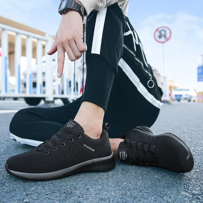 Men's Running Sneakers & Women's Lightweight Sport Shoes - Breathable Mesh Casual Moccasins Fashion Sneakers