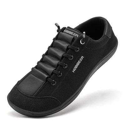 HOBIBEAR Zero Drop Barefoot Shoes – Wide Toe Minimalist Canvas Sneakers for Men & Women