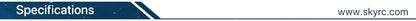 SKYRC T100 AC Dual 5A Lipo Battery Charger — 2x50W Balance Charger for 2-4S NiMH, NiCd, LiPo, LiFe, LiIon, LiHV RC Cars