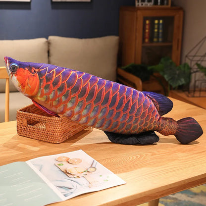 Simulation Fish Plush Toy - Soft Stuffed Animal Pillow Cushion for Kids Girls Christmas Gift and Home Decor